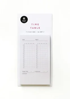 Mini Schedule Sticky note