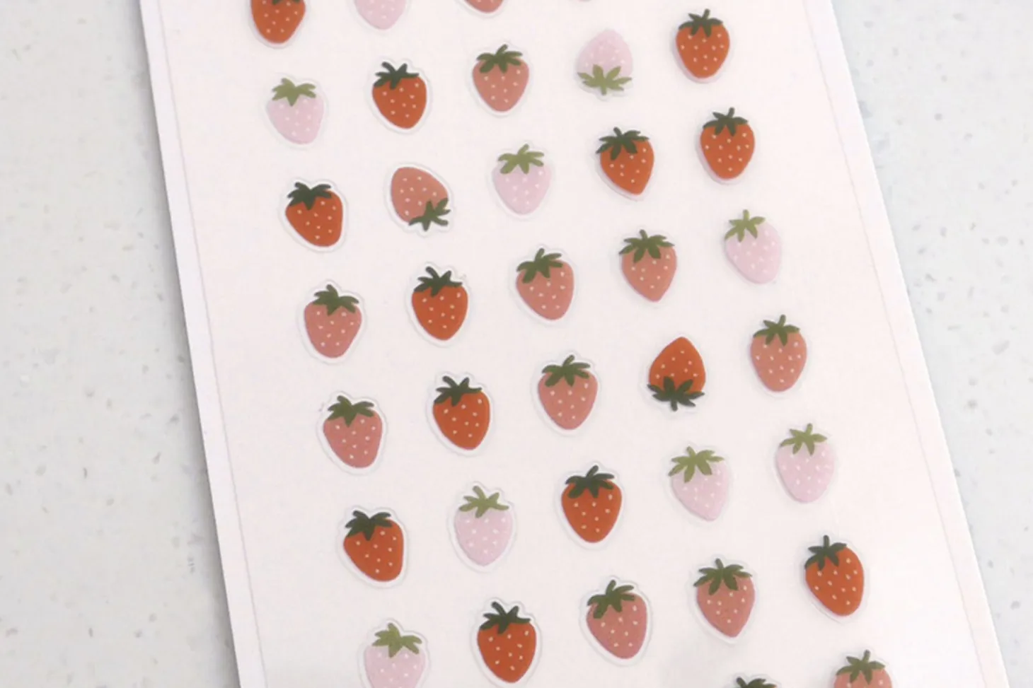 Mini Strawberry Deco Sticker