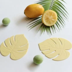 Monstera Silicone Tea Coaster