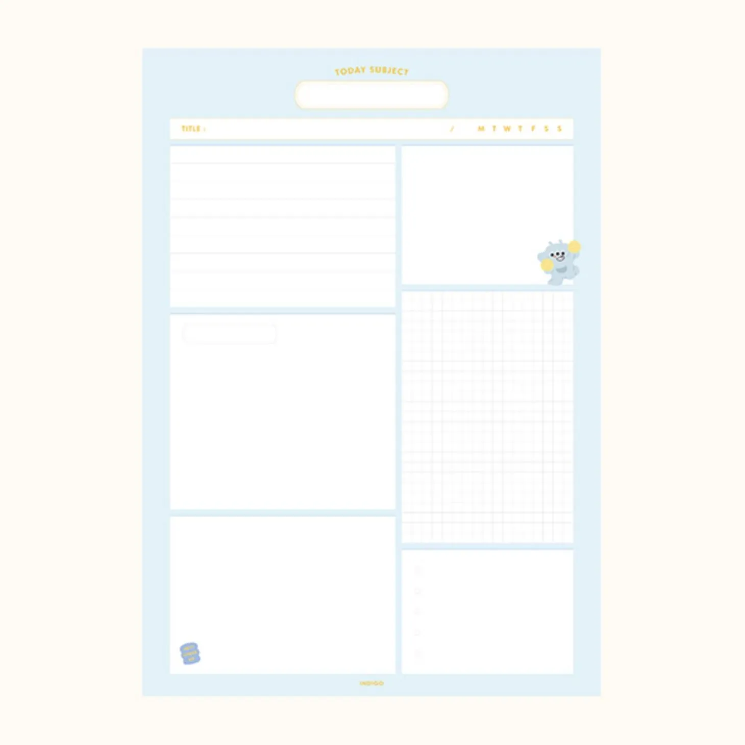 Monster School B5 Notepad