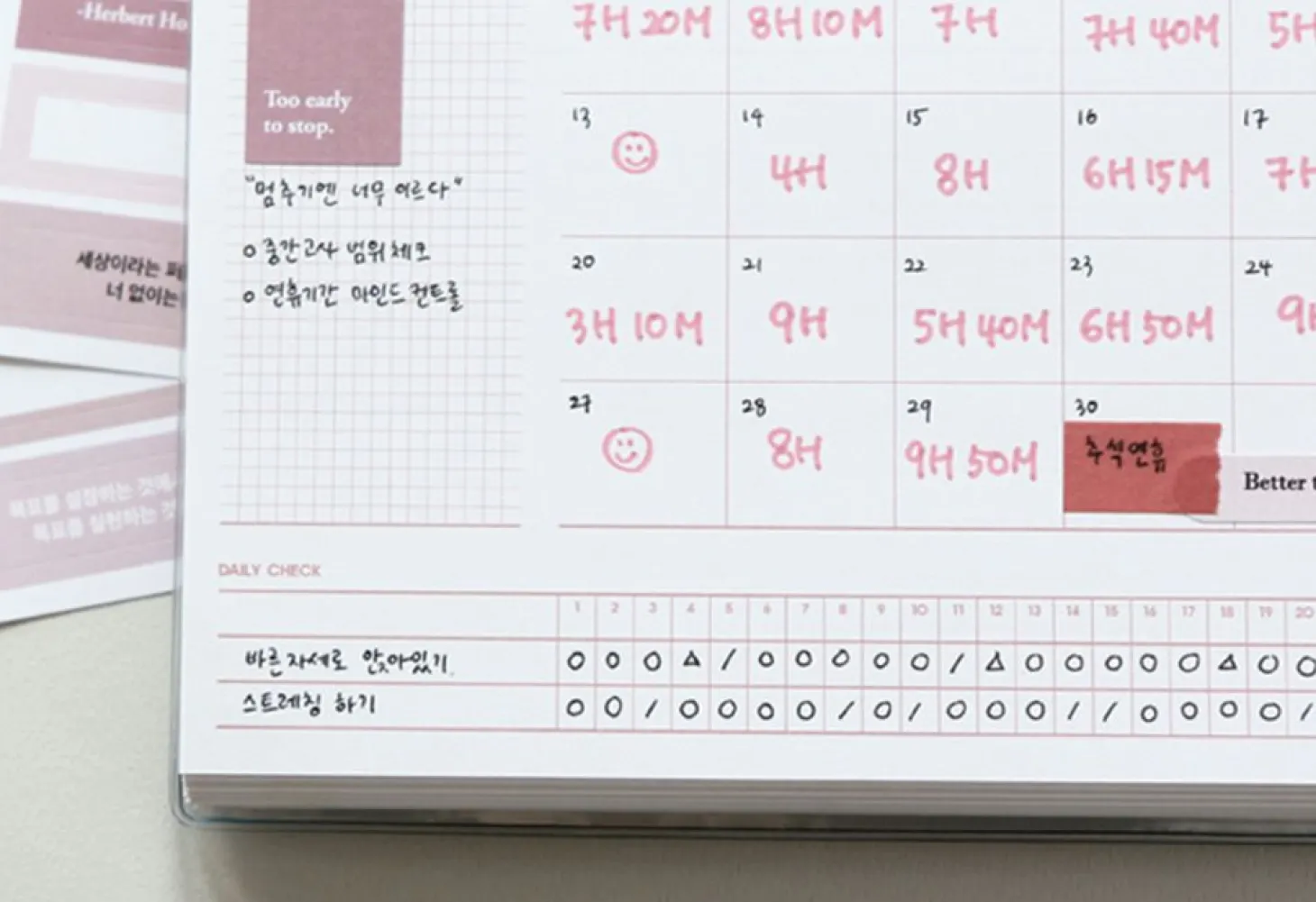 6 Month Plan B Study Planner