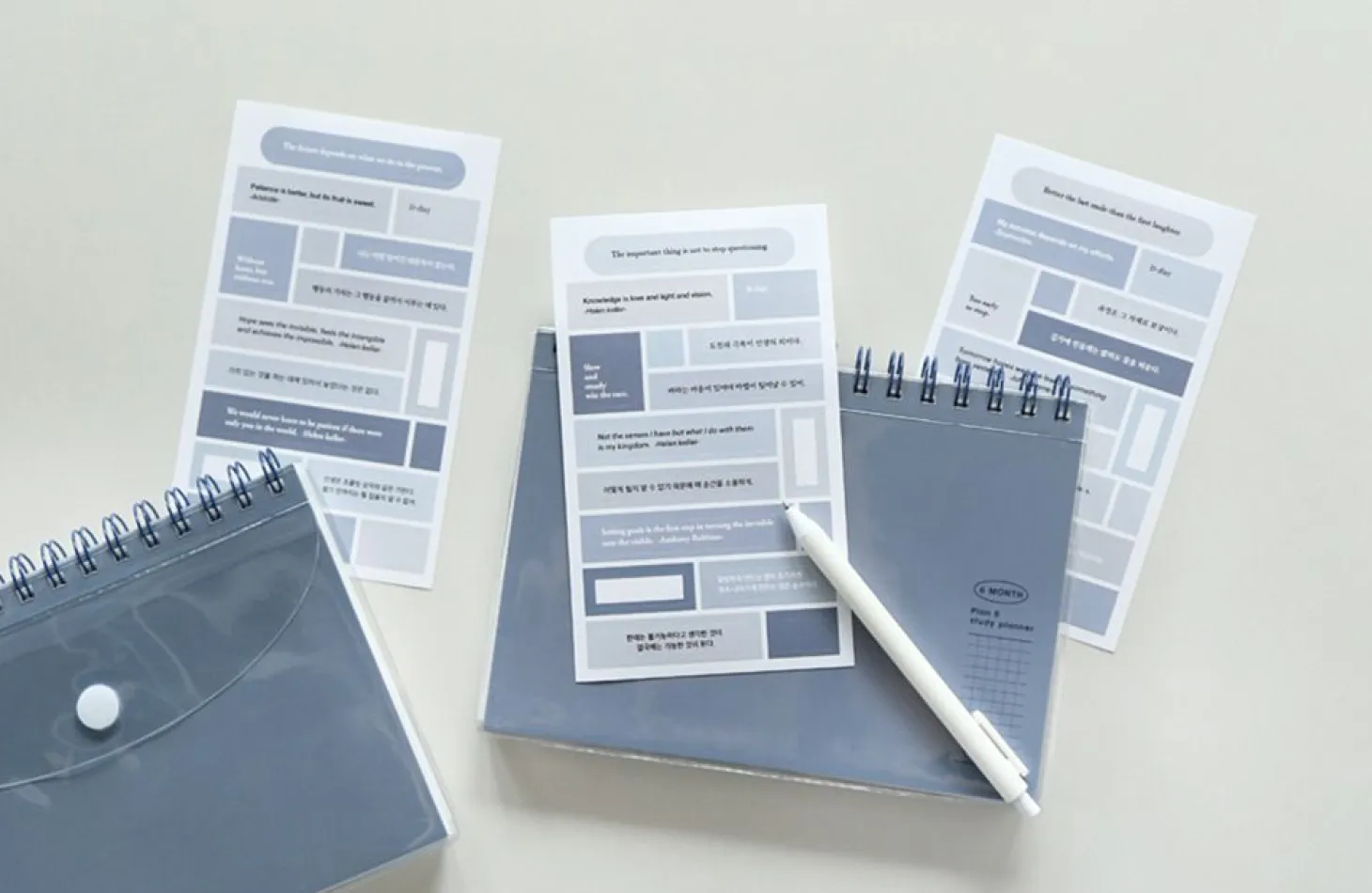 6 Month Plan B Study Planner