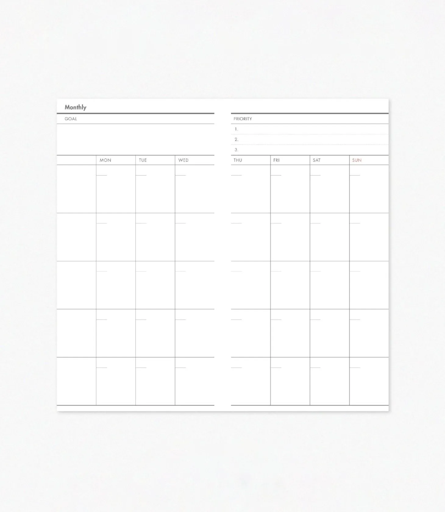 3 Months Goal Planner