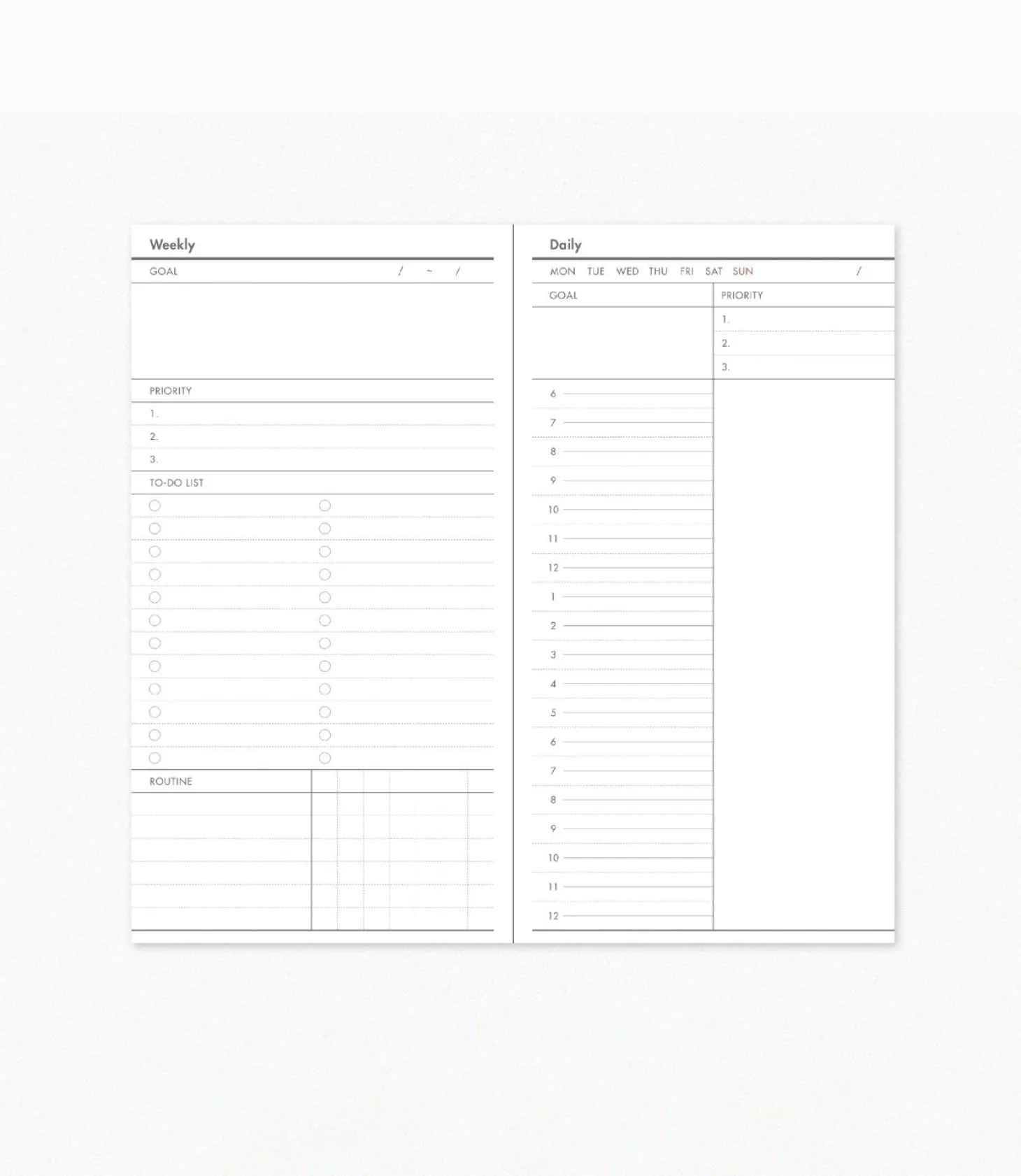 3 Months Goal Planner