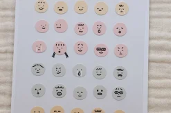 Mood Tracker Emoji Deco Sticker
