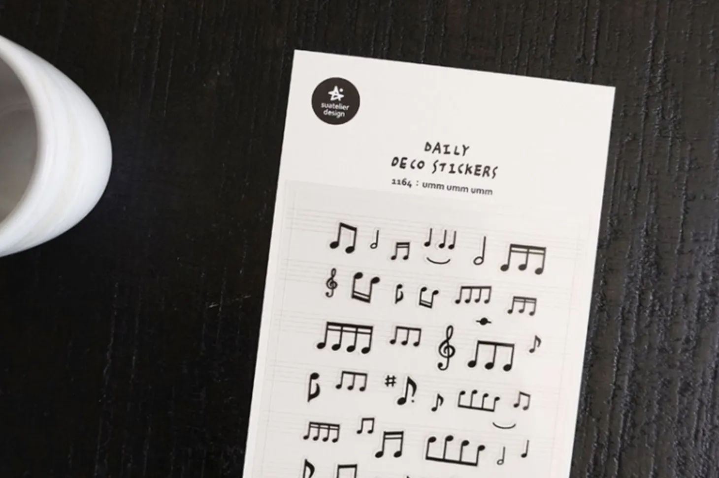 Music Note Deco Sticker