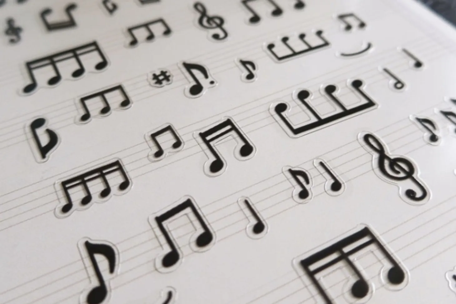 Music Note Deco Sticker