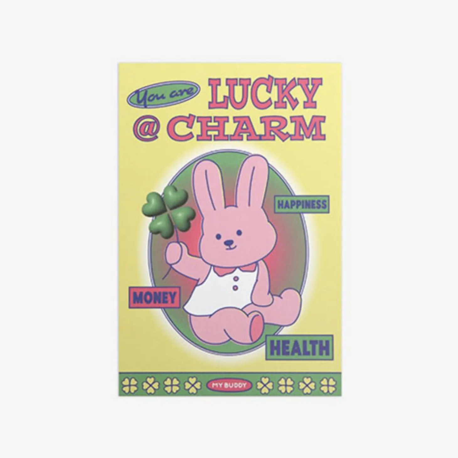 My Buddy Illustration Postcard v1