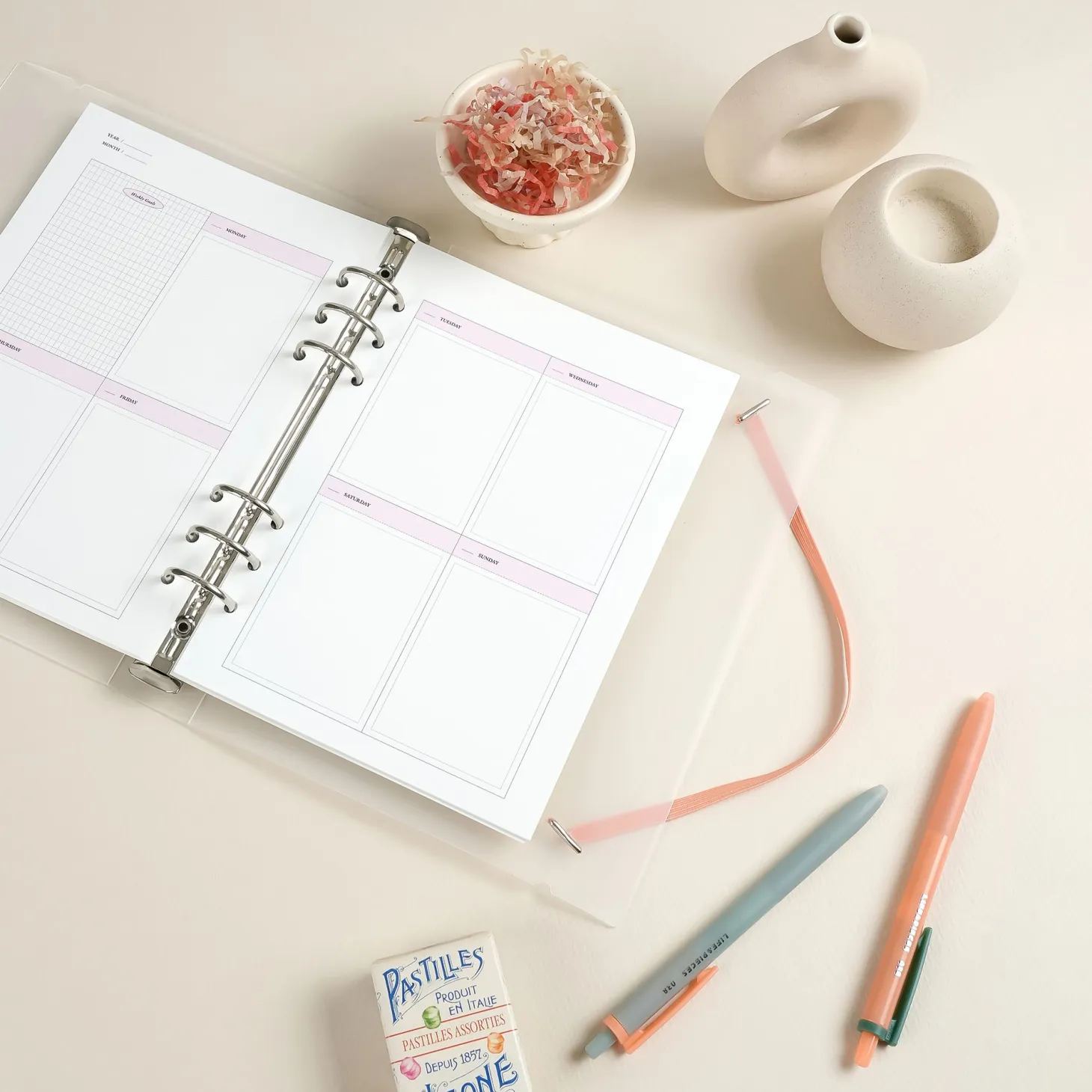 MYO 6 Ring A5 Binder Elastic Band v2