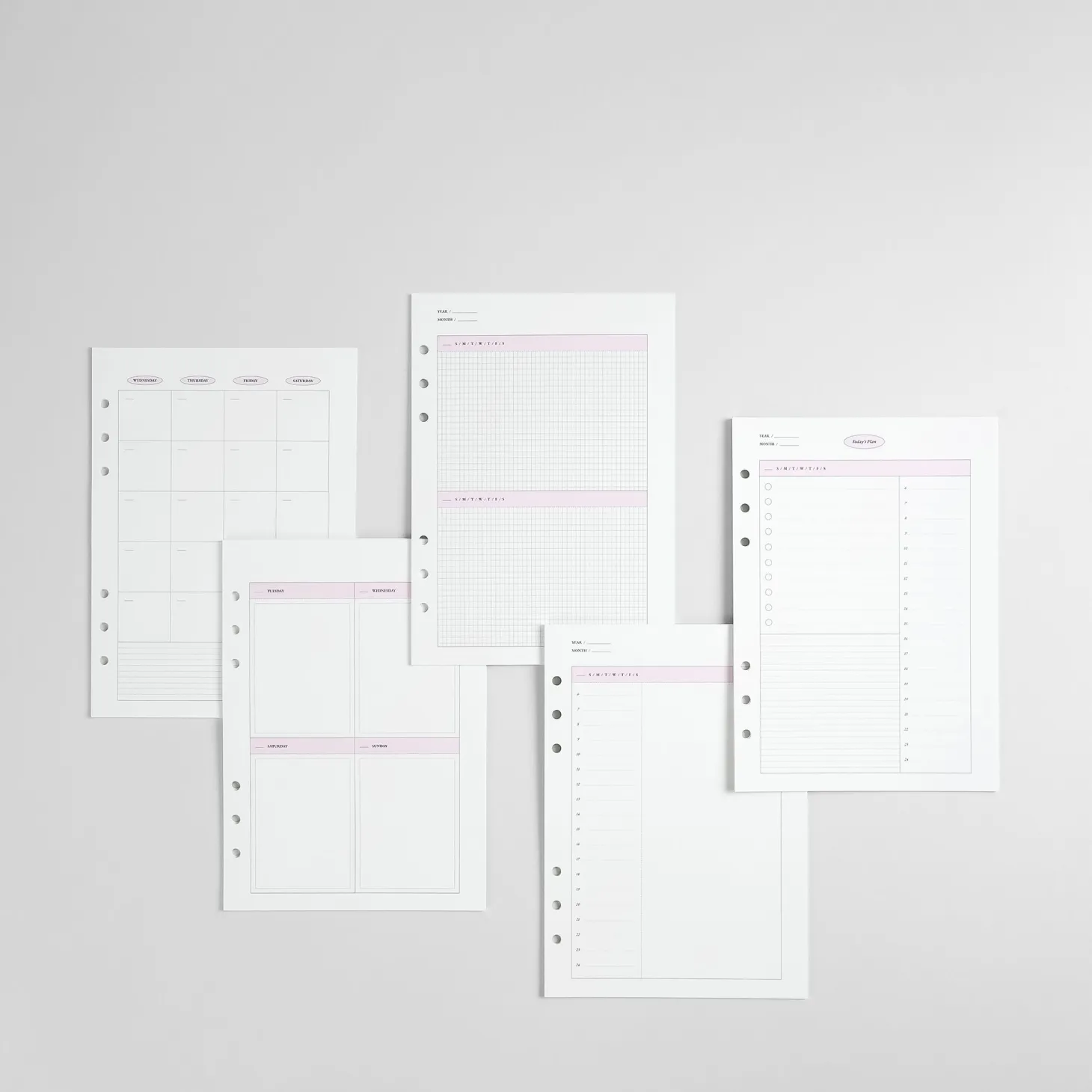 MYO Today 6 Ring A5 Planner Refill