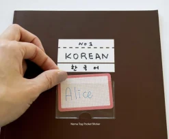 Name Tag Pocket Sticker