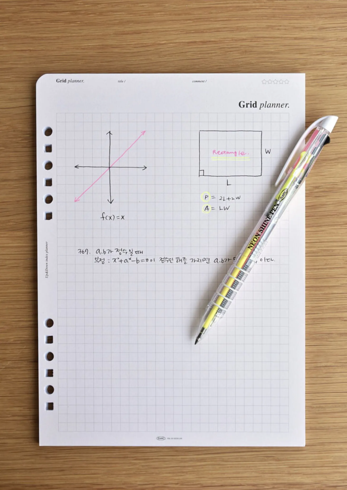 Neon Shine 3 Color Pen