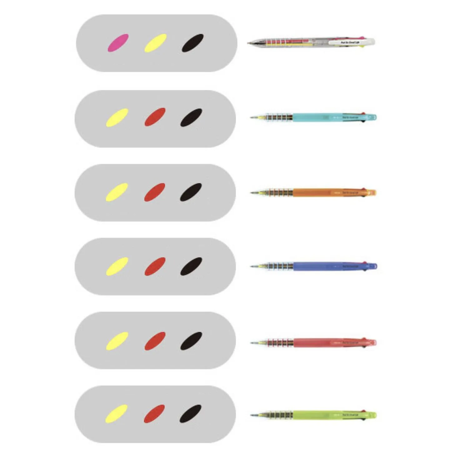 Neon Shine 3 Color Pen