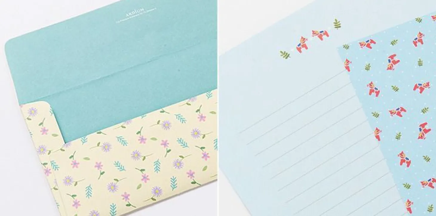 Pastel Floral Letter Set