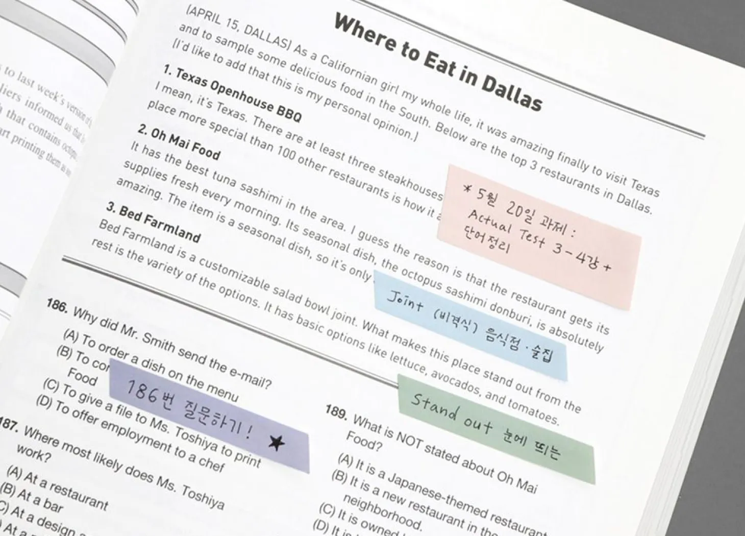 Pastel Index Sticky Note