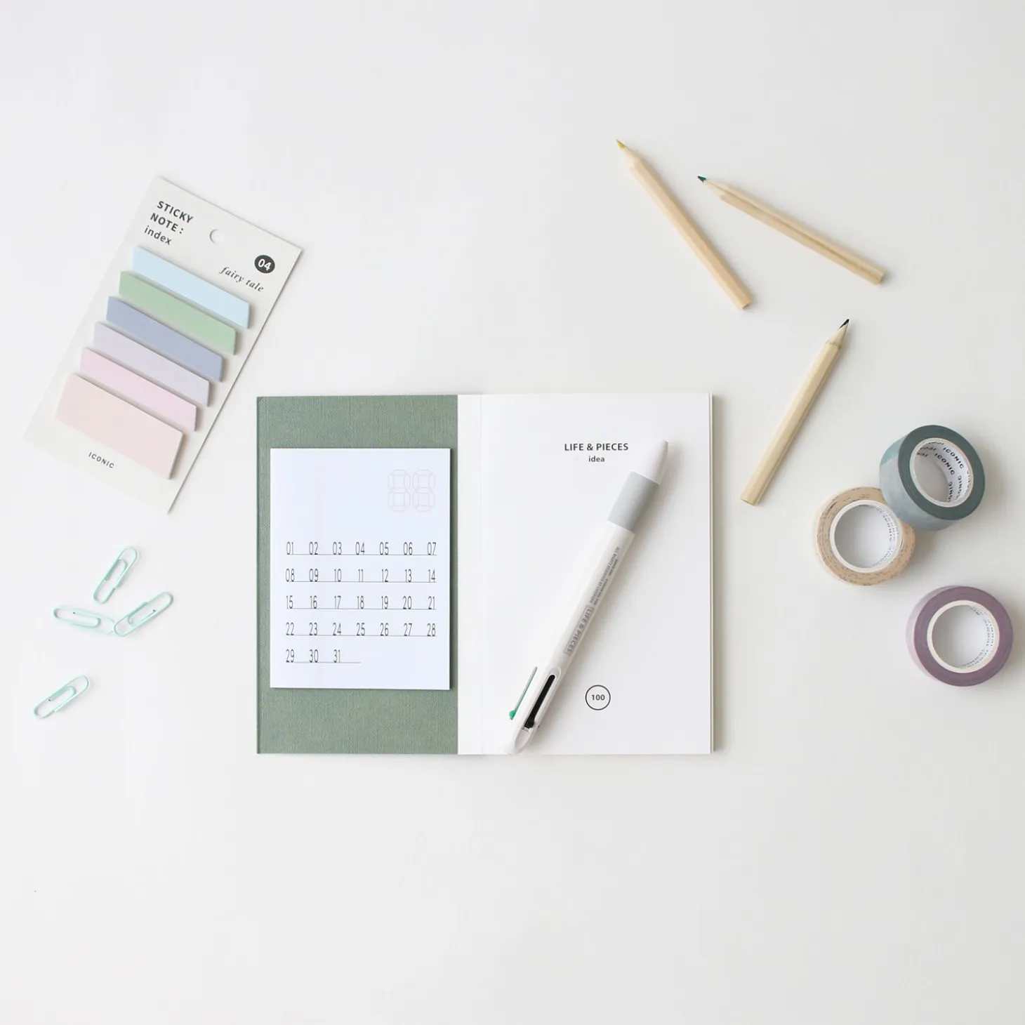 Pastel Index Sticky Note