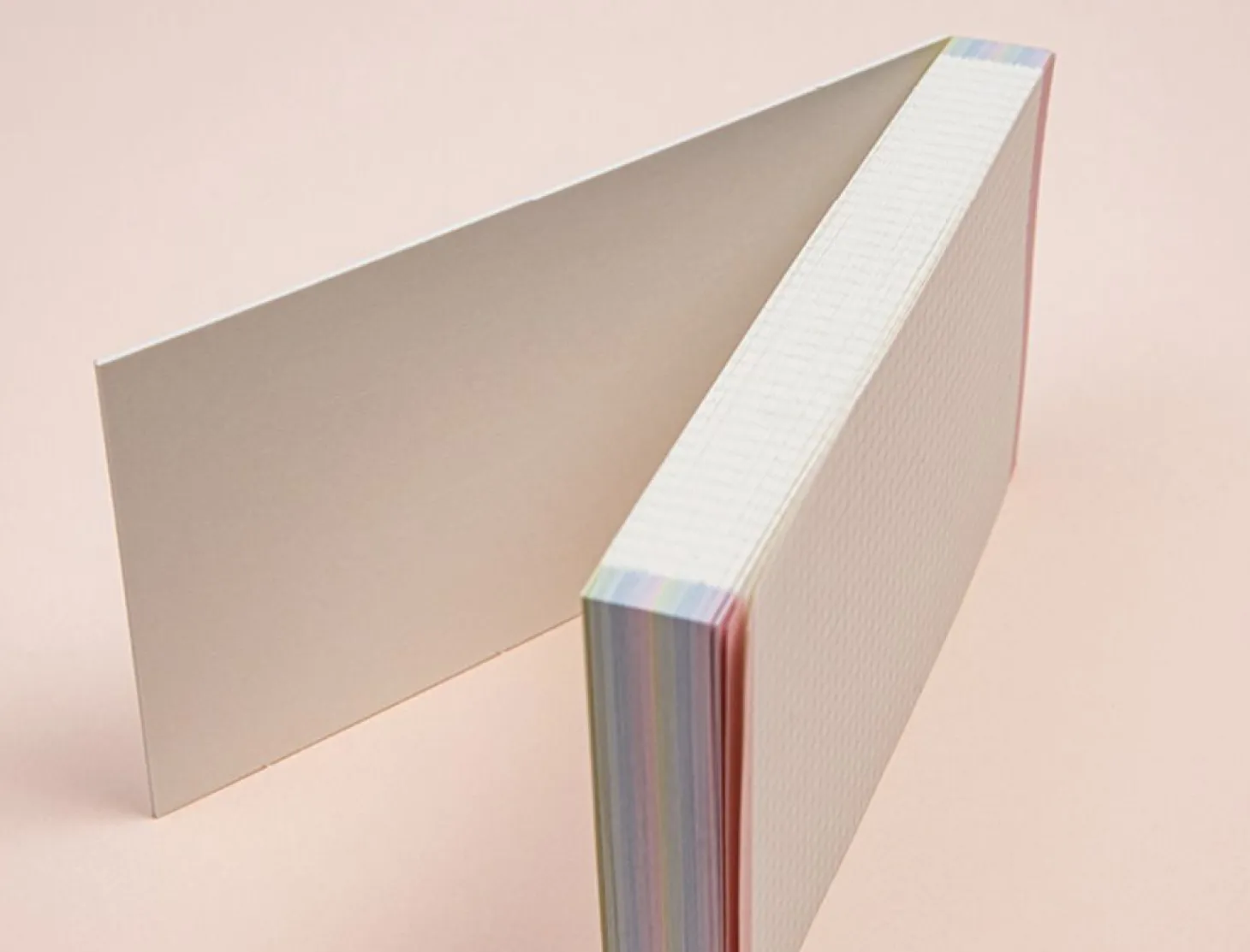 Pastel Rainbow Grid Memo Pad