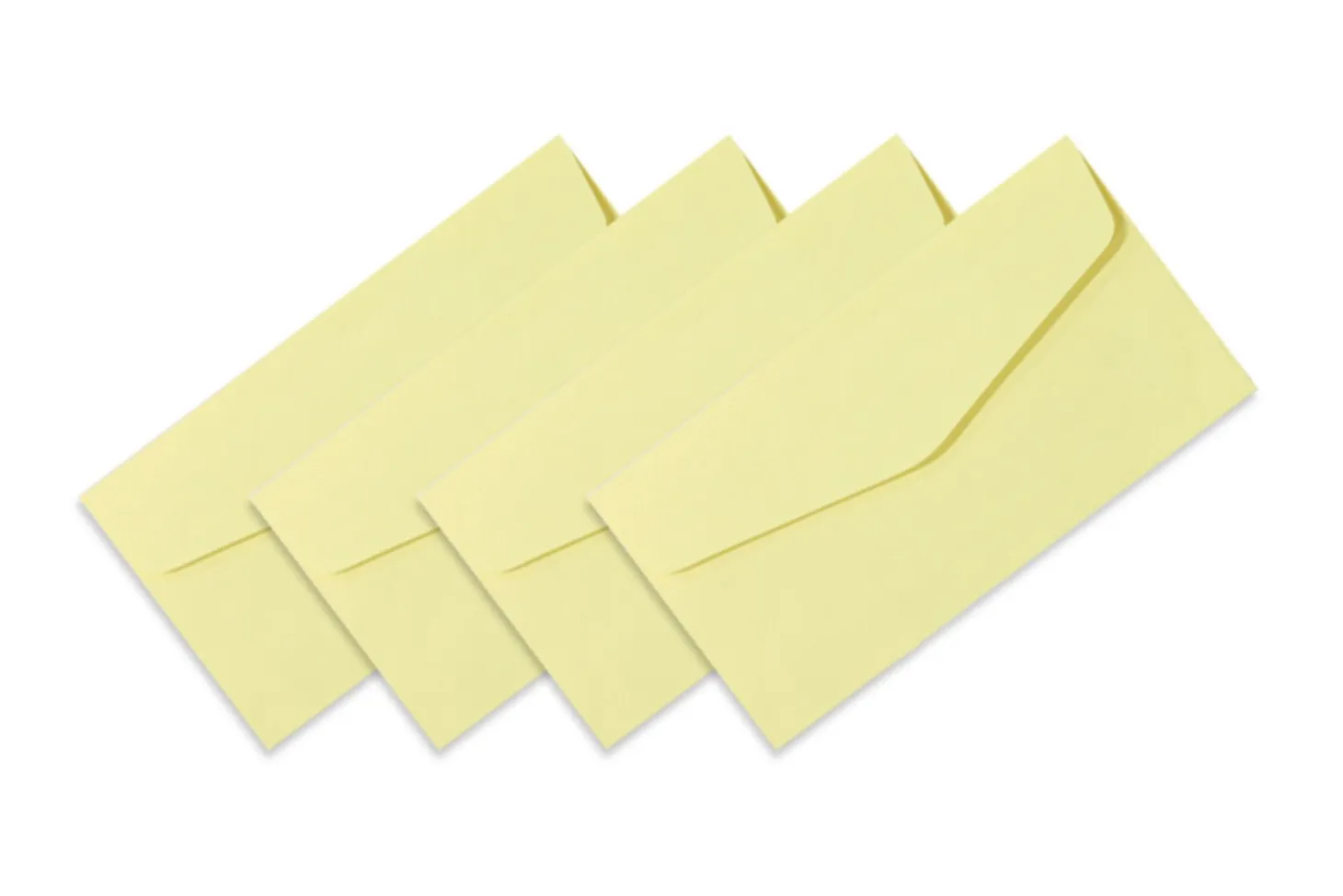 4pcs Colorful Horizontal Envelope Set