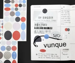 2pcs Daily Dot Sticker Set