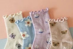 4pcs Daily Kids Crew Socks Set