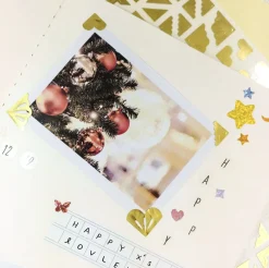 3pcs Gold Foil Corner Sticker Set