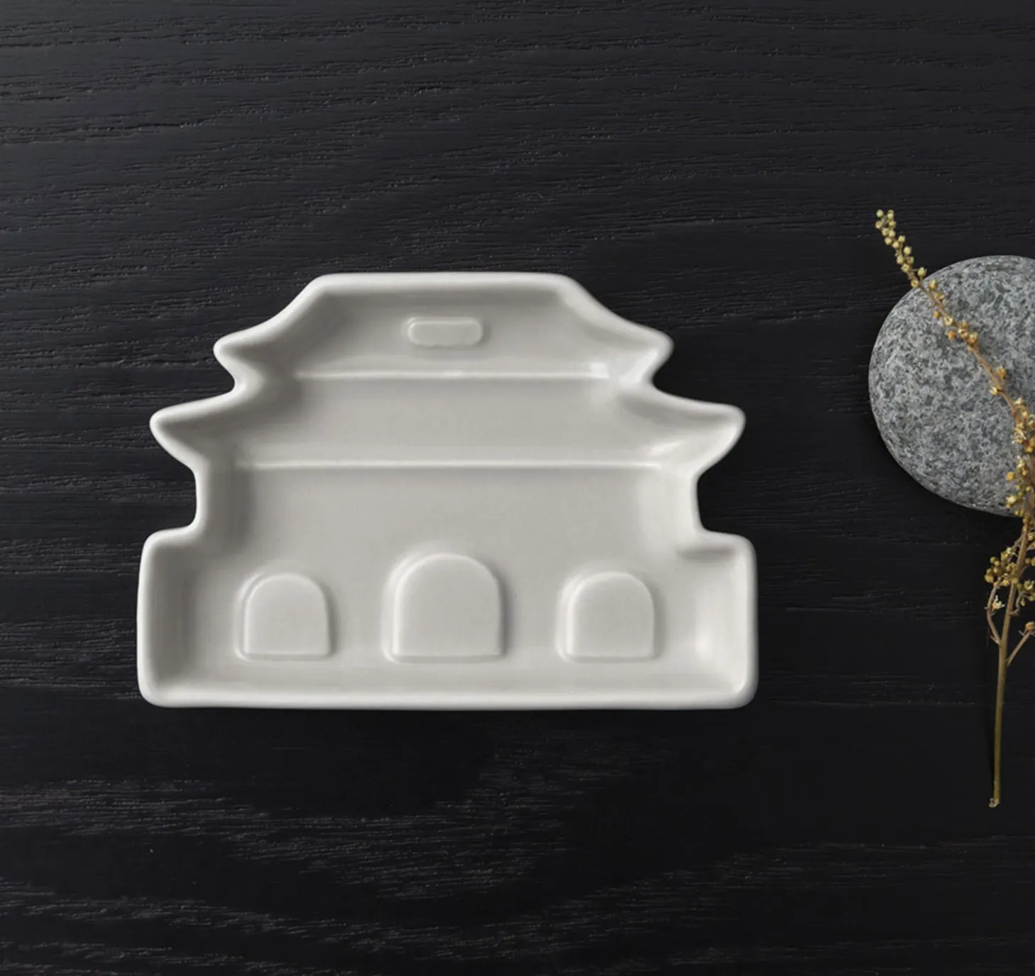 3pcs Korean Palace Mini Sauce Dish Set