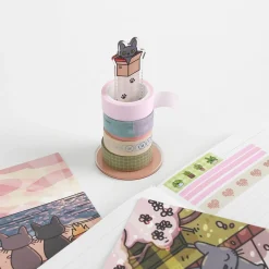 12pcs Lana & Tuxedo Cat Postcard Set