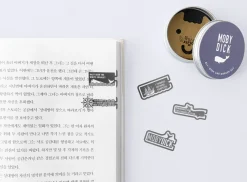 5pcs Literature Tin Bookmark Set