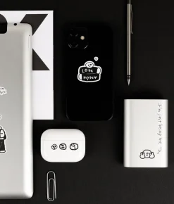 8pcs Little Things Drawing Removable Sticker Set