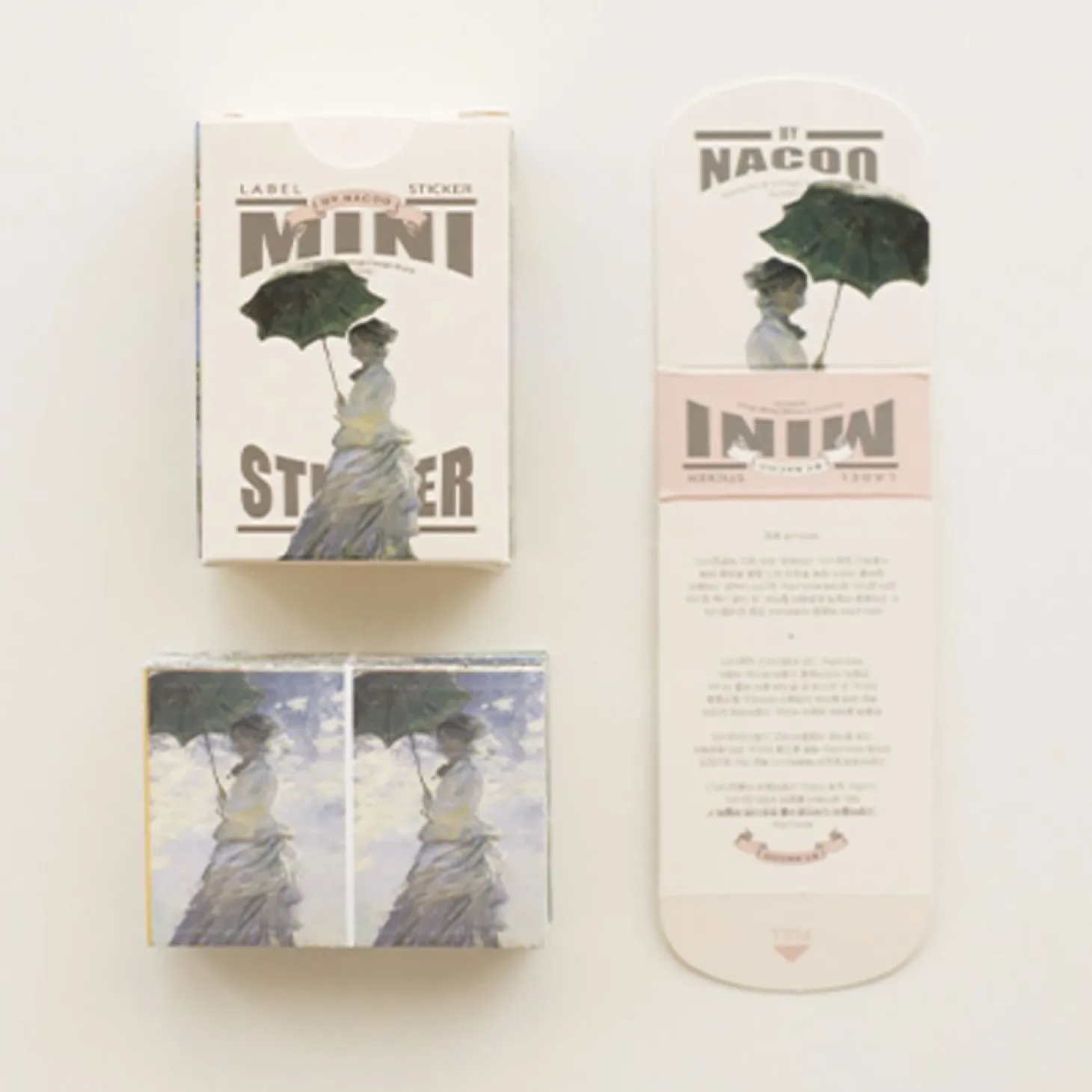 48pcs Monet Label Sticker Set v1