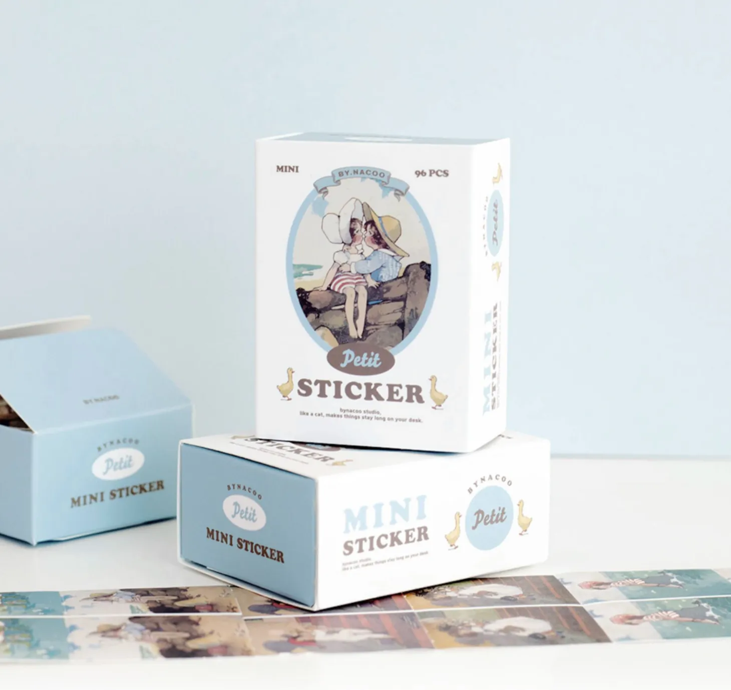 48pcs Petit Label Sticker Set