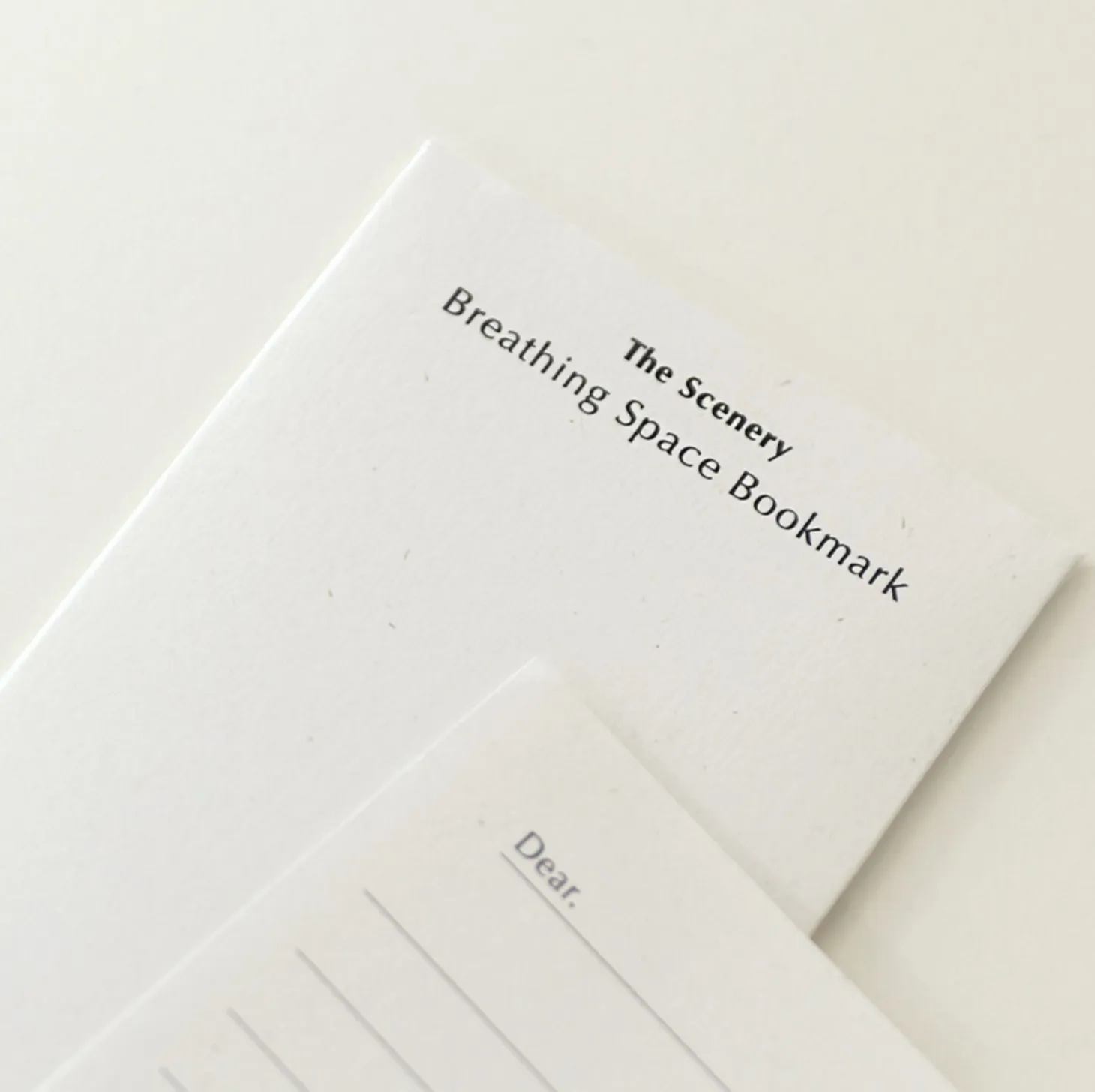 3pcs Scenery Translucent Bookmark Set
