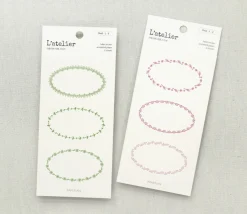 2pcs Simple Label Sticker Set