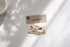 21pcs Sweet Cake Cereal Sticker Set