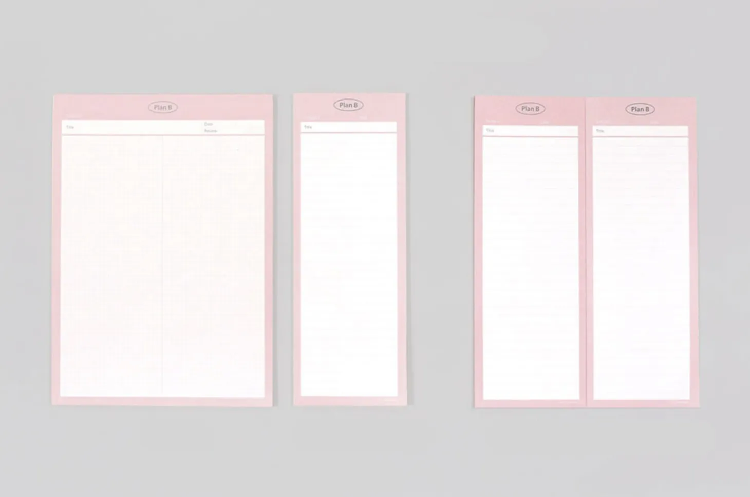 Plan B Half B5 Double-sided Notepad