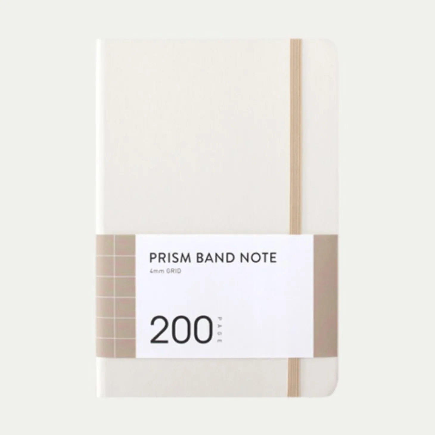 Prism 200p Hardcover Band Grid Notebook