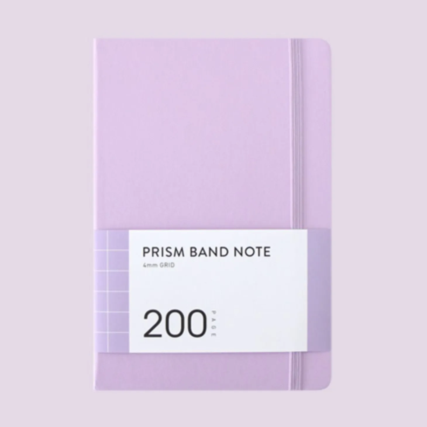 Prism 200p Hardcover Band Grid Notebook