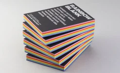 Rainbow Blank Colorful Notebook