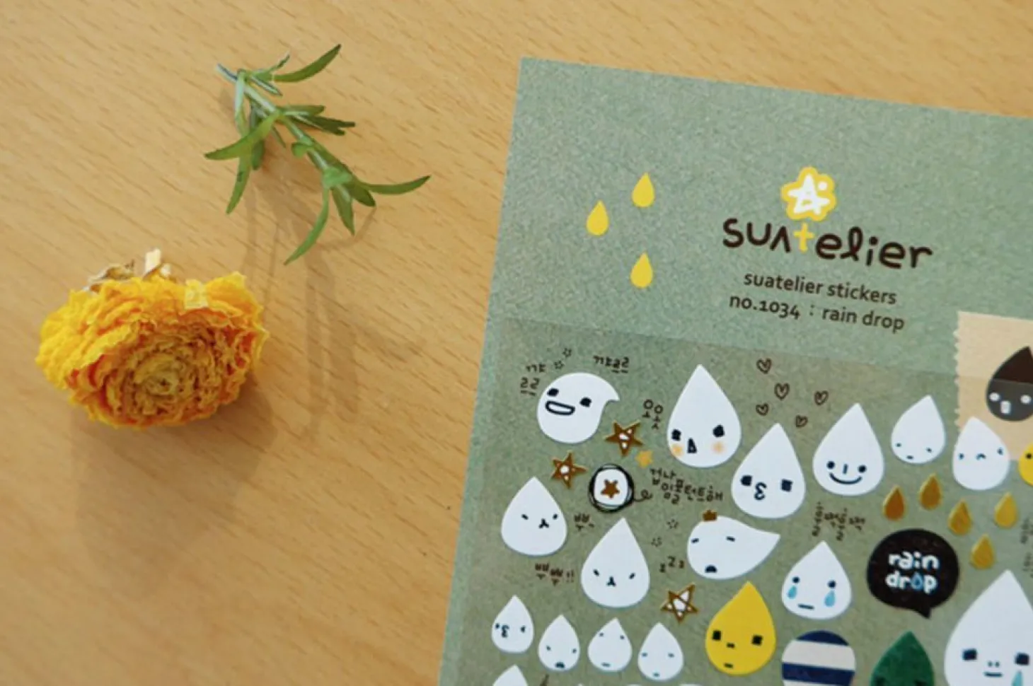 Raindrop Deco Sticker