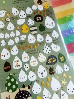 Raindrop Deco Sticker