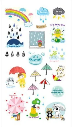 Rainy Day Deco Sticker