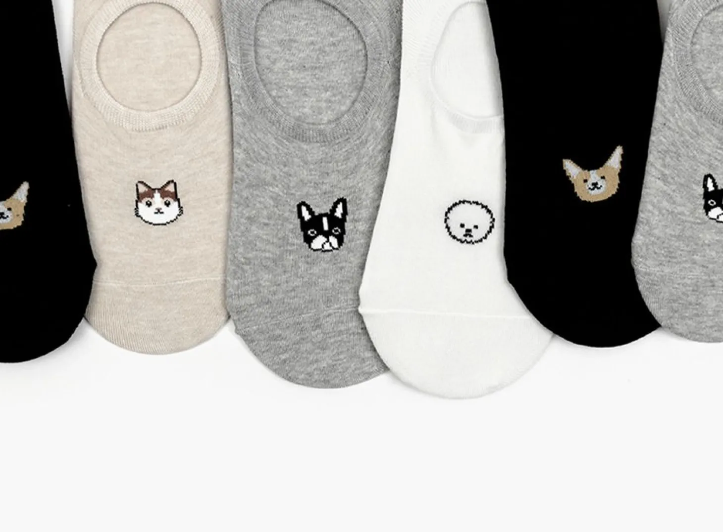 Reading Pet No Show Socks