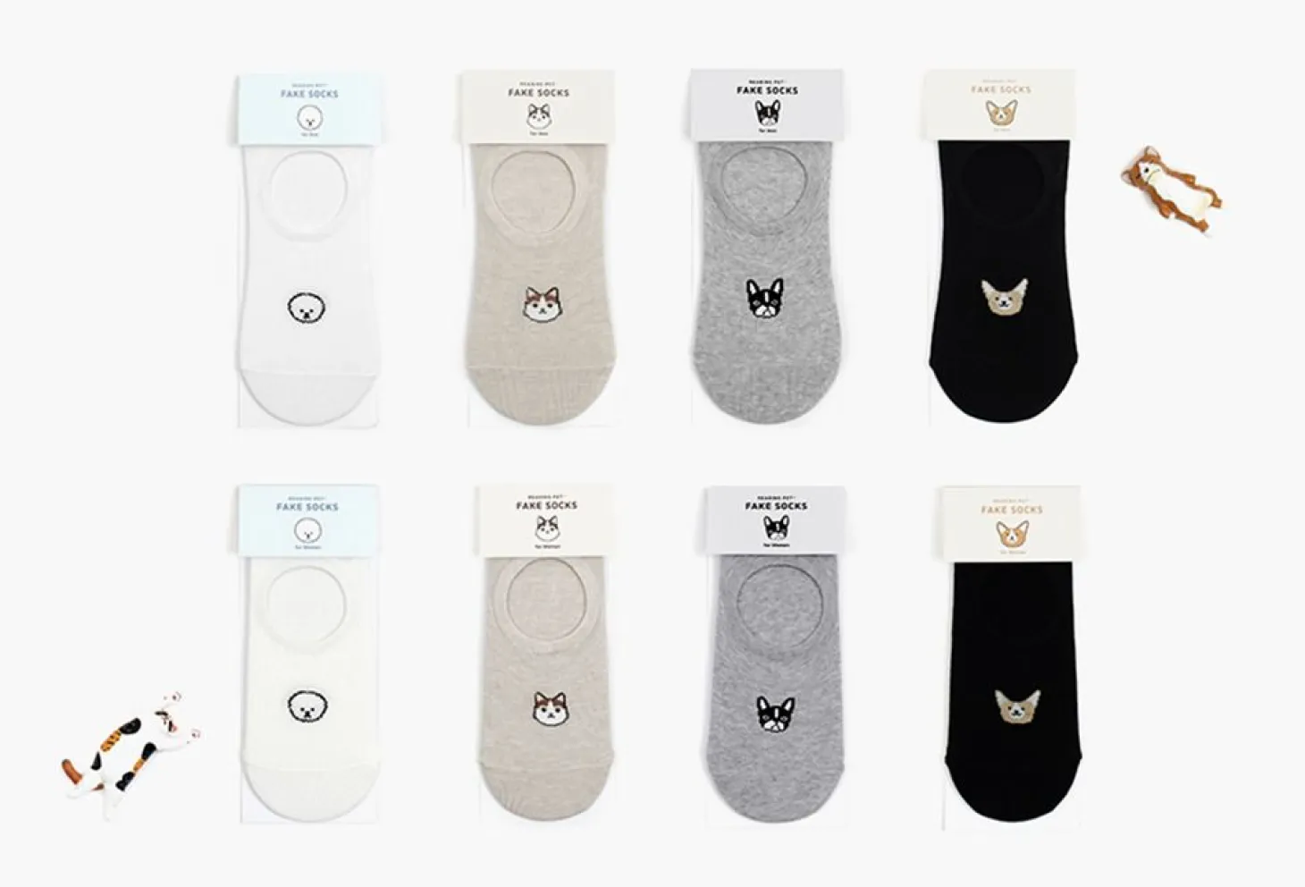 Reading Pet No Show Socks