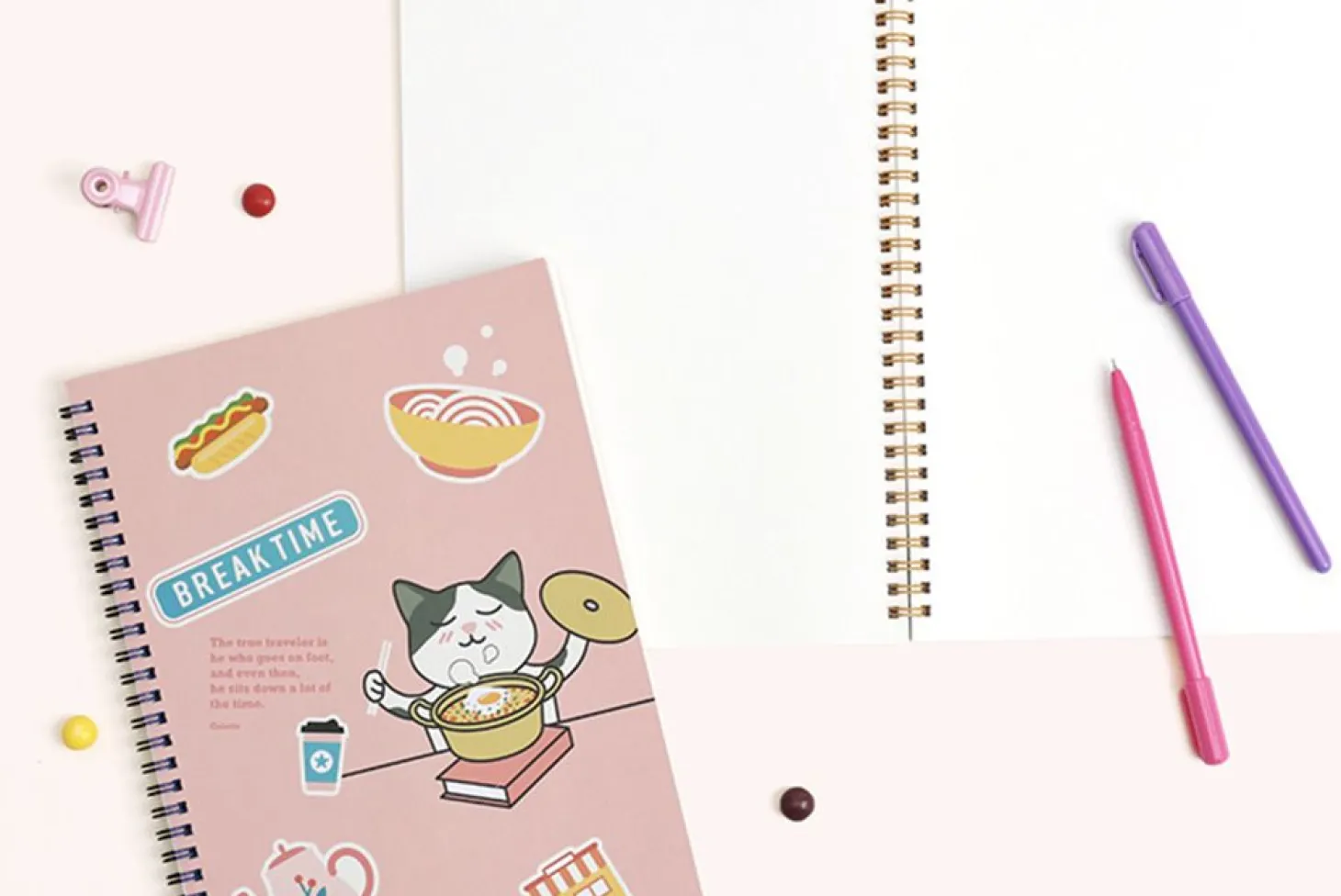 Reading Pet Plain Notebook