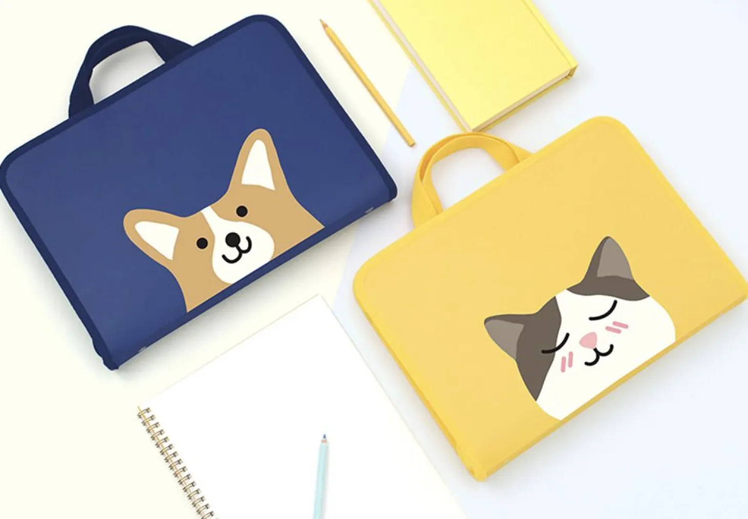 Reading Pet Zip Closure Document Bag