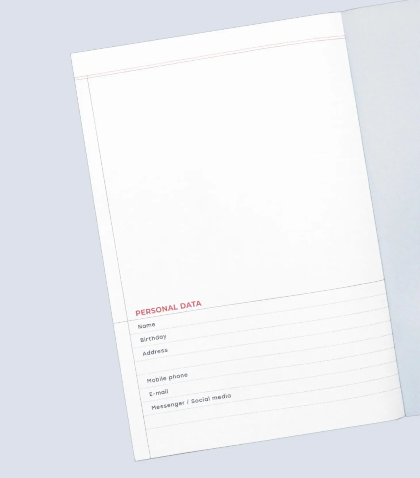 2026 Record On A4 Monthly Planner