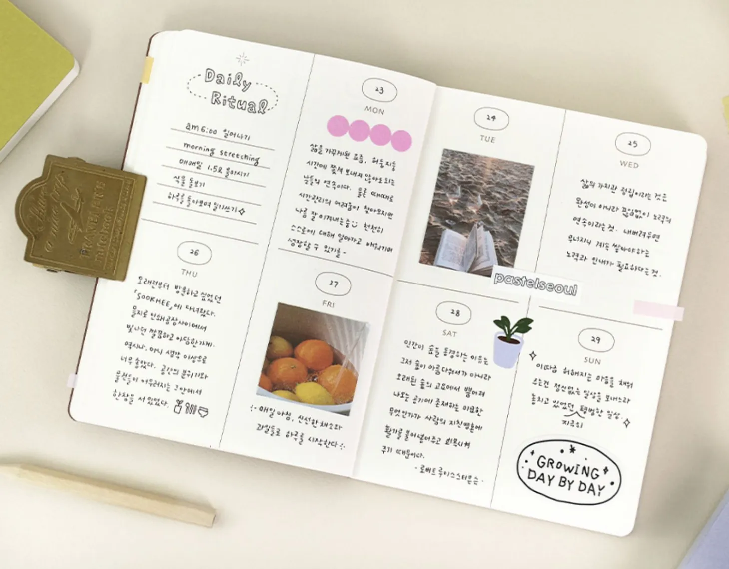 Ritual Weekly Journal
