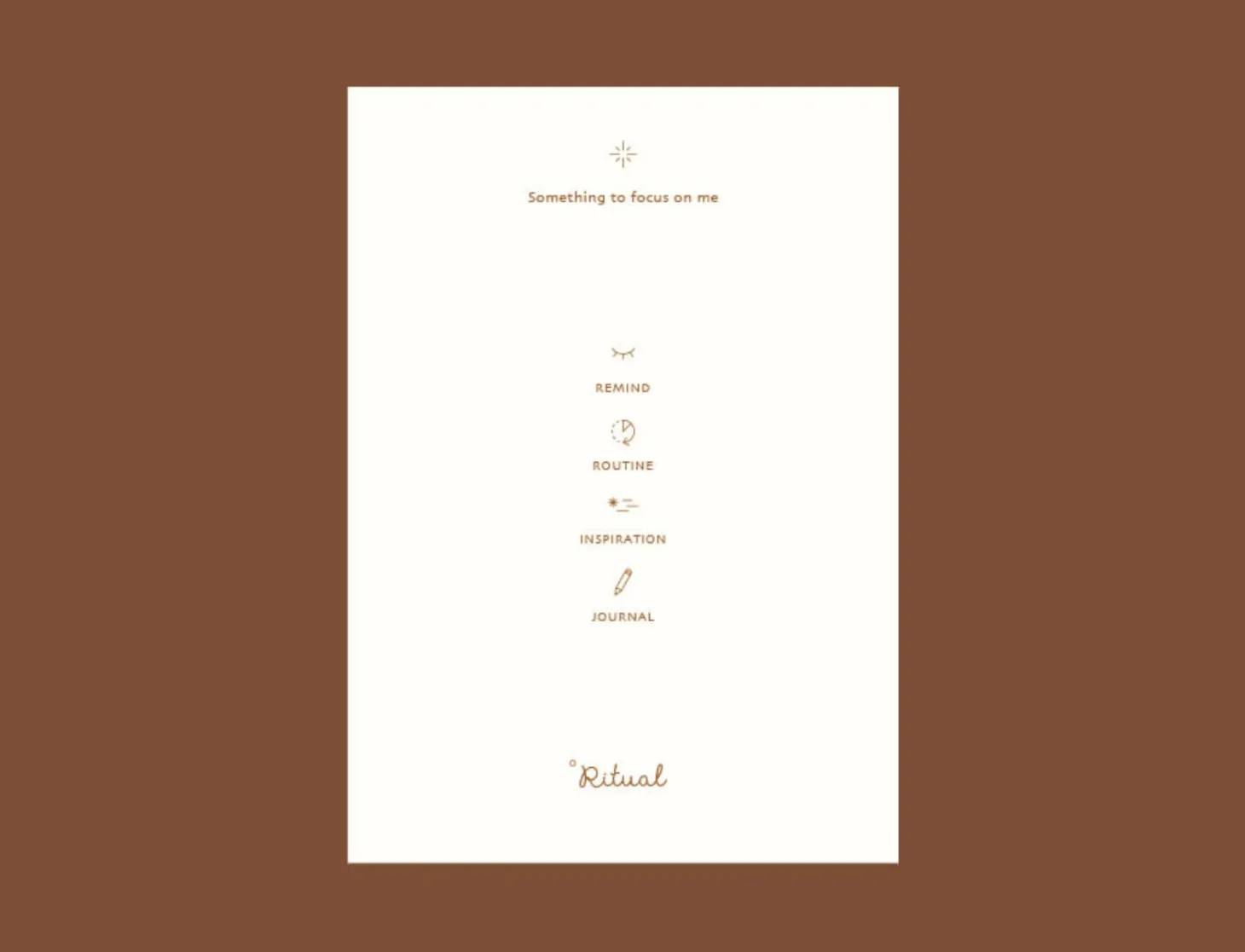 Ritual Weekly Journal