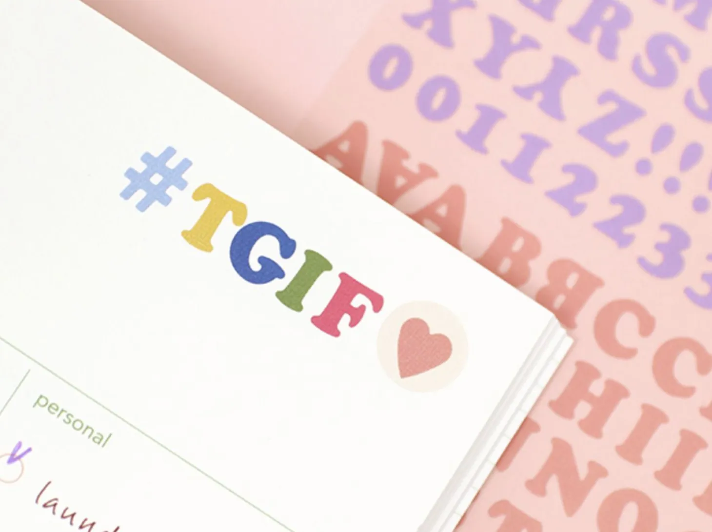 Roly Poly Alphabet Removable Sticker