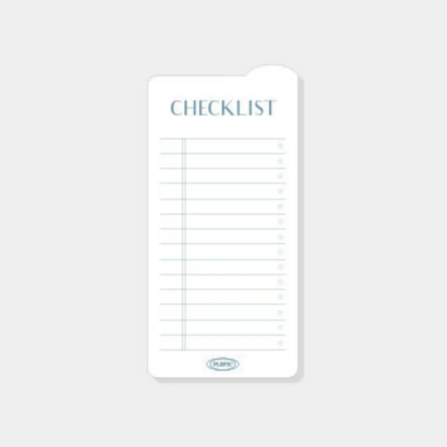 Rounded Edge Index Sticky Note